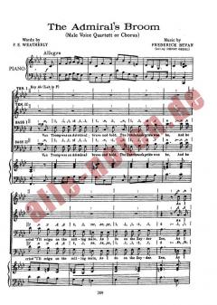 Bevan, F The Admiral's Broom TTBB And Piano 