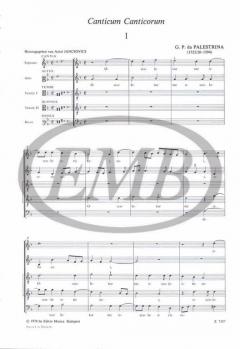 Canticum Canticorum MC 5 (Giovanni Pierluigi da Palestrina) 