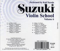 Suzuki Violin School 6 im Alle Noten Shop kaufen - IMP4962A
