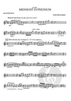 Midnight Euphonium (Euphonium/Baritone Solo) (Progress Series) (Goff Richards) 