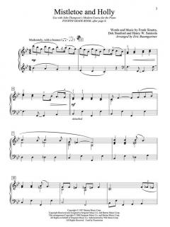 Christmas Piano Solos: Fourth Grade 