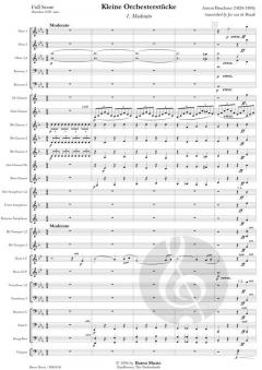 Kleine Orchesterstücke von Anton Bruckner (Download) 