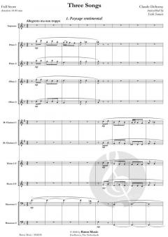Three Songs von Claude Debussy (Download) 