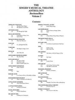 Singers Musical Theatre Anthology Vol. 2 Baritone/Bass von Richard Walters 