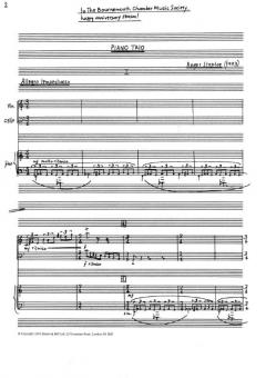 Piano Trio von Roger Steptoe 