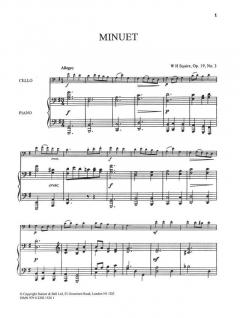Minuet von William Henry Squire für Violoncello und Klavier im Alle Noten Shop kaufen