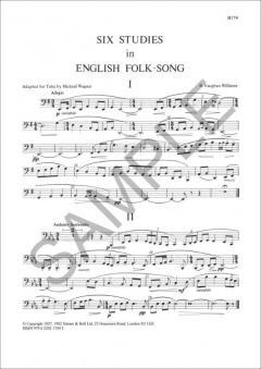 Six Studies In English Folk Song von Ralph Vaughan Williams 