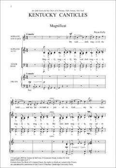 Kentucky Canticles (Bryan Kelly) 