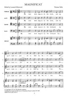 Magnificat And Nunc Dimittis (Thomas Tallis) 