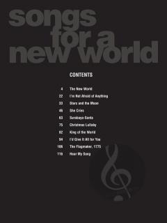 Songs for a New World von Jason Robert Brown 