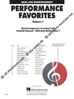 Performance Favorites Vol. 1 