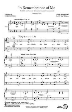 In Remembrance Of Me von Mary Kay Beall (Download) 