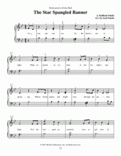 Patriotic Songs for Piano Made Easy von Gail Smith 