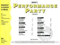 Bastiens' Invitation To: Music Performance Party Book C 