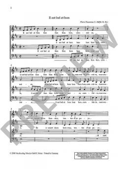 Il est bel et bon / Ein Hennlein weiss (Antonio Scandello) 