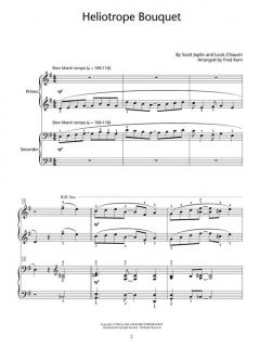 Joplin Ragtime Duets von Scott Joplin 