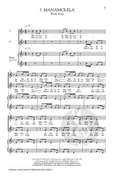 Choral Folk Songs From South Africa (Collection) (Pete Seeger) 