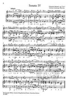 6 Sonaten op. 1 Band 2 (Francesco Barsanti) 