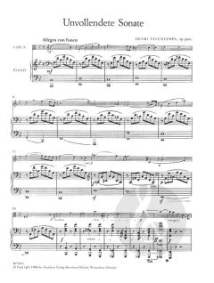 Unvollendete Sonate für Viola und Klavier op. post. von Henri Vieuxtemps im Alle Noten Shop kaufen