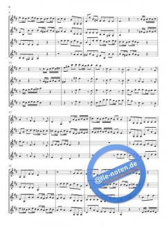 Concerto in D-dur für vier Violinen ohne Bass von Georg Philipp Telemann im Alle Noten Shop kaufen