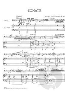 Sonate in g-moll op. 106 von Philipp Scharwenka für Viola und Klavier im Alle Noten Shop kaufen