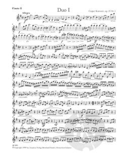 3 konzertante Duos, op. 25 für zwei Flöten von Kaspar Kummer im Alle Noten Shop kaufen