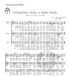 Schmücke dich, o liebe Seele (J.S. Bach) 