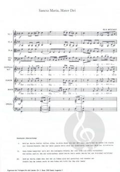 Sancta Maria, Mater Dei (W.A. Mozart) 
