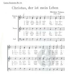 Christus, der ist mein Leben (Melchior Vulpius) 