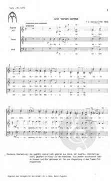 Ave Maria (C-Dur) von Franz Xaver Süßmayr für 4-stimmig gemischten Chor, Orgel und Orchester im Alle Noten Shop kaufen (Partitur)