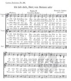 Ich lieb dich, Herr, von Herzen sehr (Heinrich Schütz) 