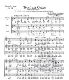 Trost am Grabe (Johann Abraham Peter Schulz) 