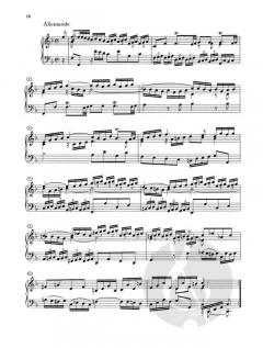 Englische Suiten Nr. 4-6 BWV 809-811 von Johann Sebastian Bach 