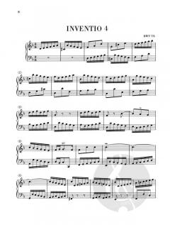 Zweistimmige Inventionen BWV 772-786 von Johann Sebastian Bach 