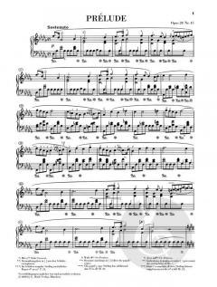 Prélude Des-dur op. 28,15 (Regentropfen) von Frédéric Chopin 