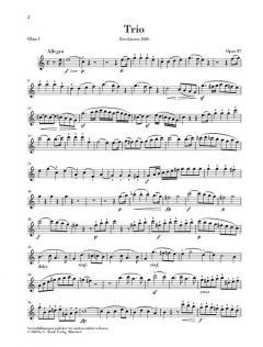 Trio C-dur op. 87 / Variationen C-dur WoO 28 von Ludwig van Beethoven für 2 Oboen und Englisch Horn (Stimmensatz) im Alle Noten Shop kaufen