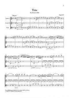 Trio C-Dur op. 87 von Ludwig van Beethoven 