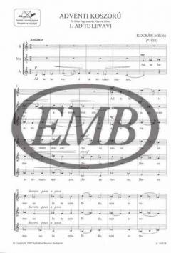 Adventi koszorú für Frauenchor (Miklos Kocsar) 