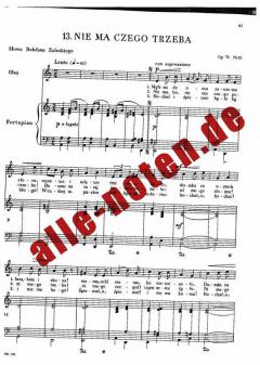 Sämtliche Werke: Songs von Frédéric Chopin 