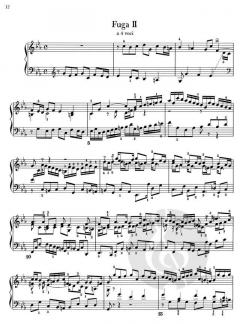 Das Wohltemperierte Klavier Band 2 von Johann Sebastian Bach im Alle Noten Shop kaufen