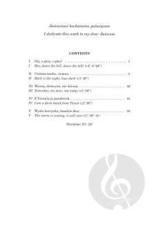 Five Kurpian Songs (Henryk Mikołaj Górecki) 