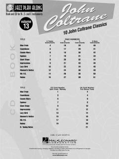Jazz Play-Along Vol. 13: John Coltrane im Alle Noten Shop kaufen