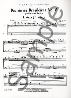 Bachianas Brasilieras No.6 For Flute And Bassoon (Hector Villa-Lobos) 