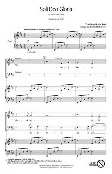 Soli Deo Gloria von John Purifoy (Download) 