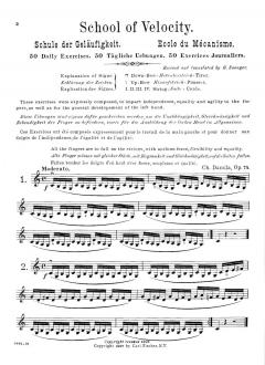 School Of Velocity Op. 74 von Charles Jean-Baptiste Dancla 