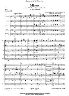 Minuet From The Royal Fireworks Music (Georg Friedrich Händel) 