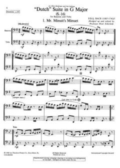 Dutch Suite In G Major (P. D. Q. Bach) 