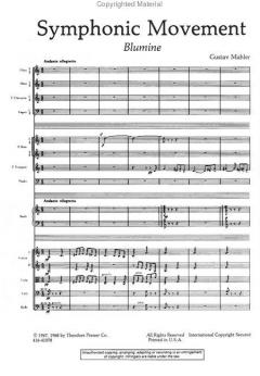 Symphonic Movement von Gustav Mahler 