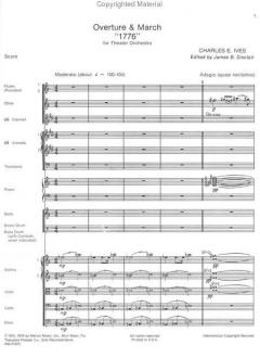Overture and March 1776 von Charles Ives 