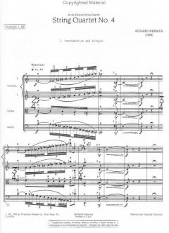 String Quartet No. 4 von Richard Wernick 